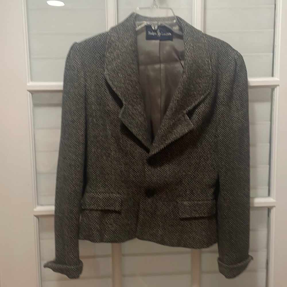 Ralph Lauren vintage wool blazer, size 14 but runs small